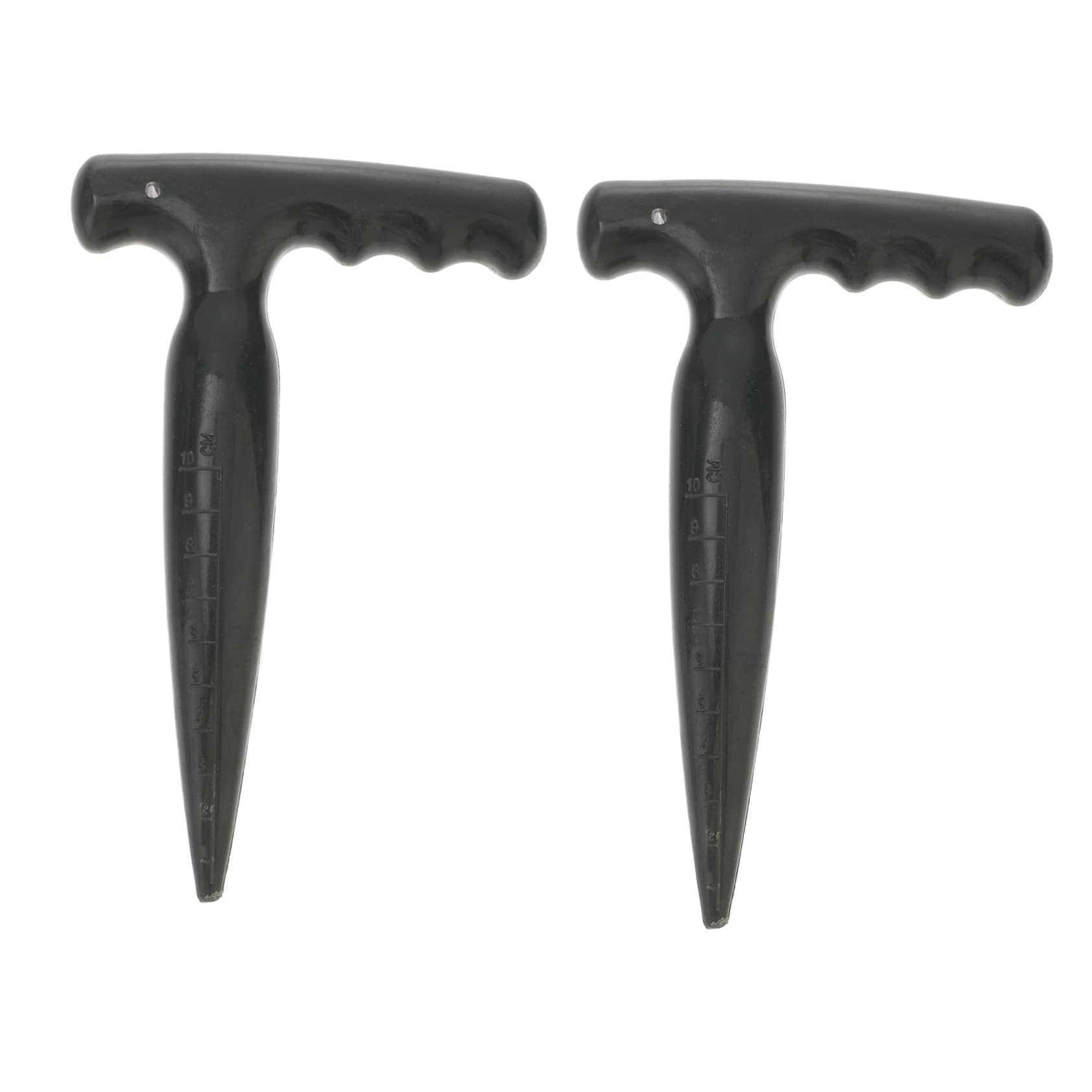 OFFSCH Ergonomic Cranked Handle Small Size Light Weight Hole Punch Gardening Tools for Transplanting Random Color