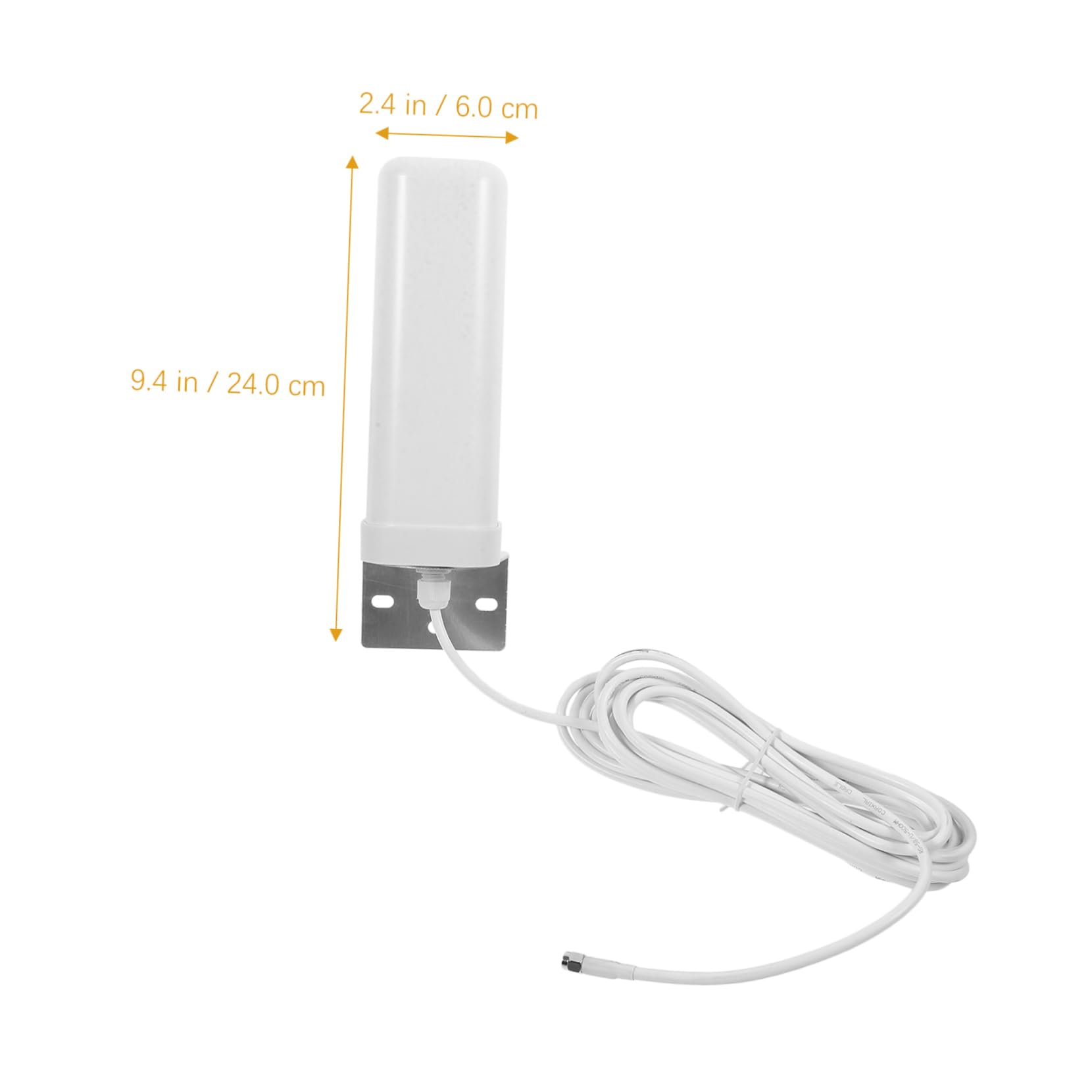 Antenne 698-960/1710-2700mhz en et Intérieure Extérieure 4g Omnidirectionnelle 3g Support Métal et Plastique pour Transmission de Signal Stable, 16-18dbi