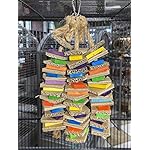 Birds LOVE Chew-Tastic Triple Tower Bird Cage Toy Shredded - Small Bird Toy for Green Cheek Conures Sun Conures Caiques Senegals Quakers and Similar Small Sized Parrots - Image 5