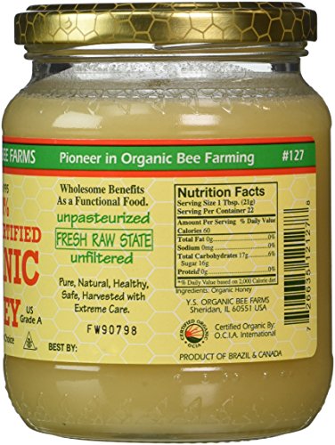 Ys Organic Bee Farms - Organic Honey, 16 Oz Gel #TOP1