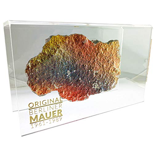 Piedra original del Muro de Berlín, pieza auténtica con certifica...