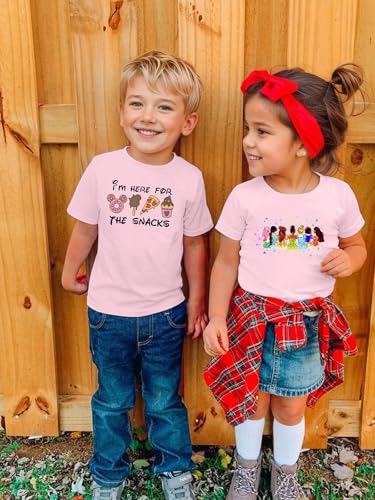 Magical Girl Shirt Cute Snacks Graphic Tee Toddler Kids Girls Holiday Short Sleeve Outfits Tops 3-10 Years 6