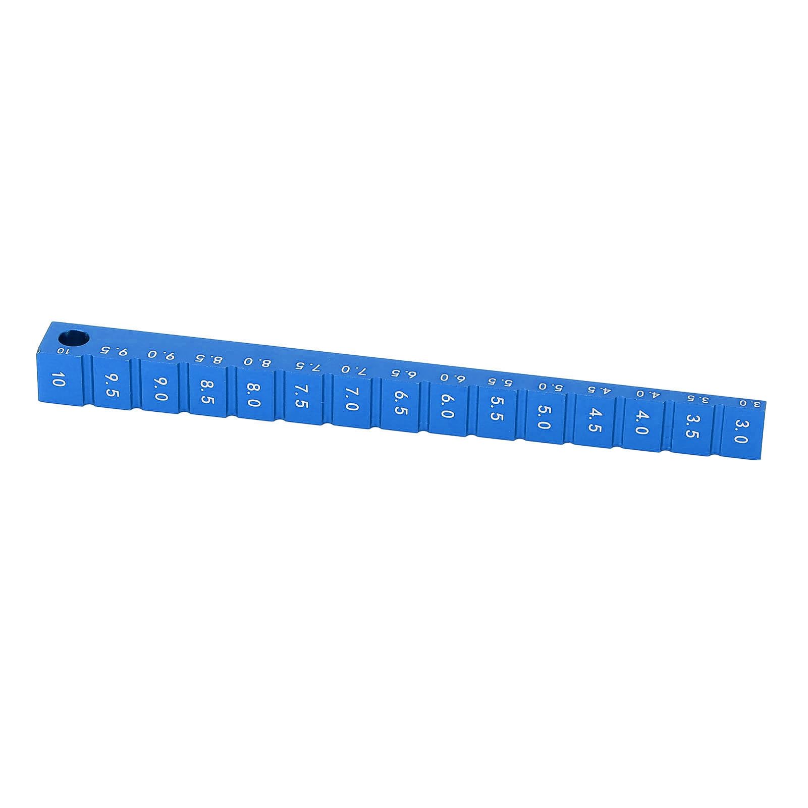 Misuratore di Altezza di Marcia, Accessori per Misuratore di Caduta per Auto RC da 3-10 Mm in Lega di Alluminio per Auto da Drift 1/10 RC (Blu)