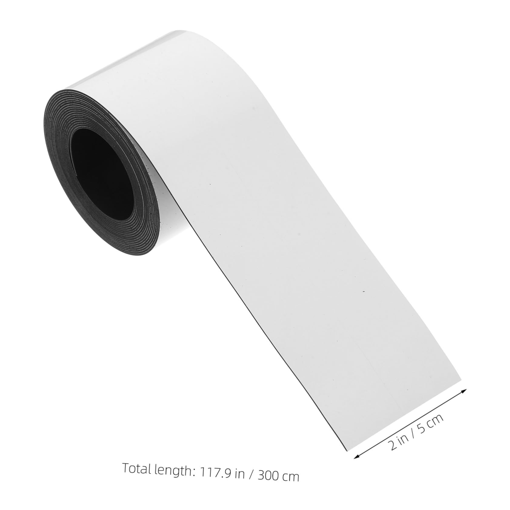 Etichette Mm Bianche Scrivibili Cancellabili Magnetiche e 50 | Cartoncini Vuoti per Lavagne e Frigoriferi, Supporto Magnetico in Pet e Gomma, Riutilizzabili per Marcatura