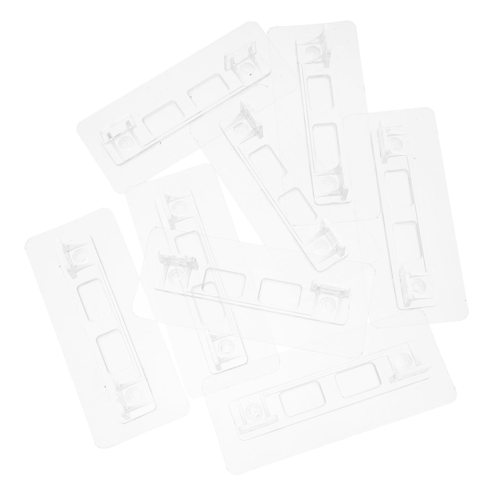 GRIRIW Plastic Playpen Stand 8pcs Playpen Base Stabilizers Reusable Adhesive Stabilizers for Secure Fixing