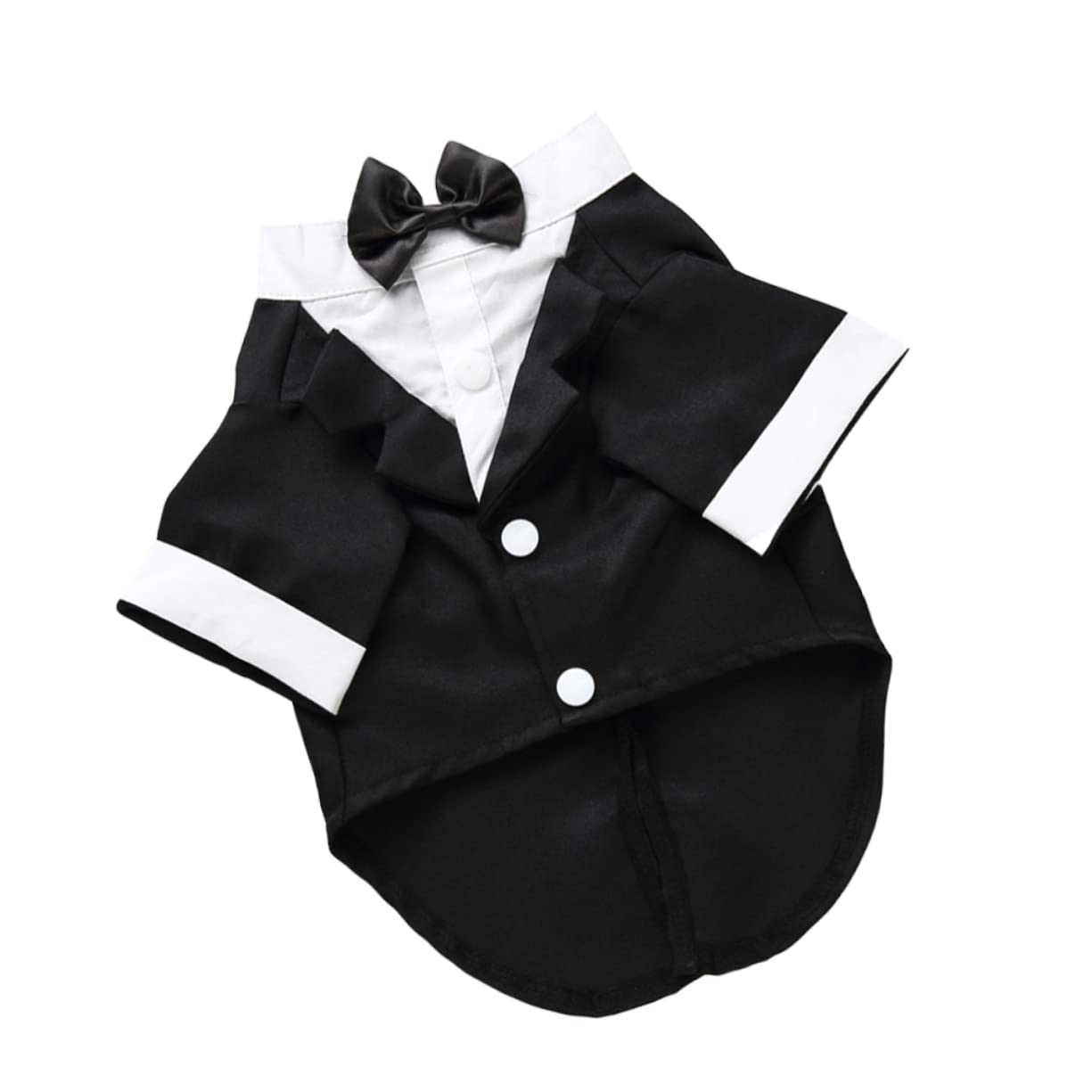FOMIYES 3stücke Hundekostüm Für Besondere Anlässe Elegantes Schwarzes Anzug-Outfit Mit Fliege XL Komfortable Und Stilvolle Haustierbekleidung Für Hochzeiten Partys Und Feiertage