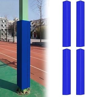 Katzowen Basketball Hoop Protective Pads for Post Columns Tube Pipe, Garage Metal Pole Padding Heavy Duty, UV-Resistant Thick 1.6 Inch Custom Volleyball Rod Cushion