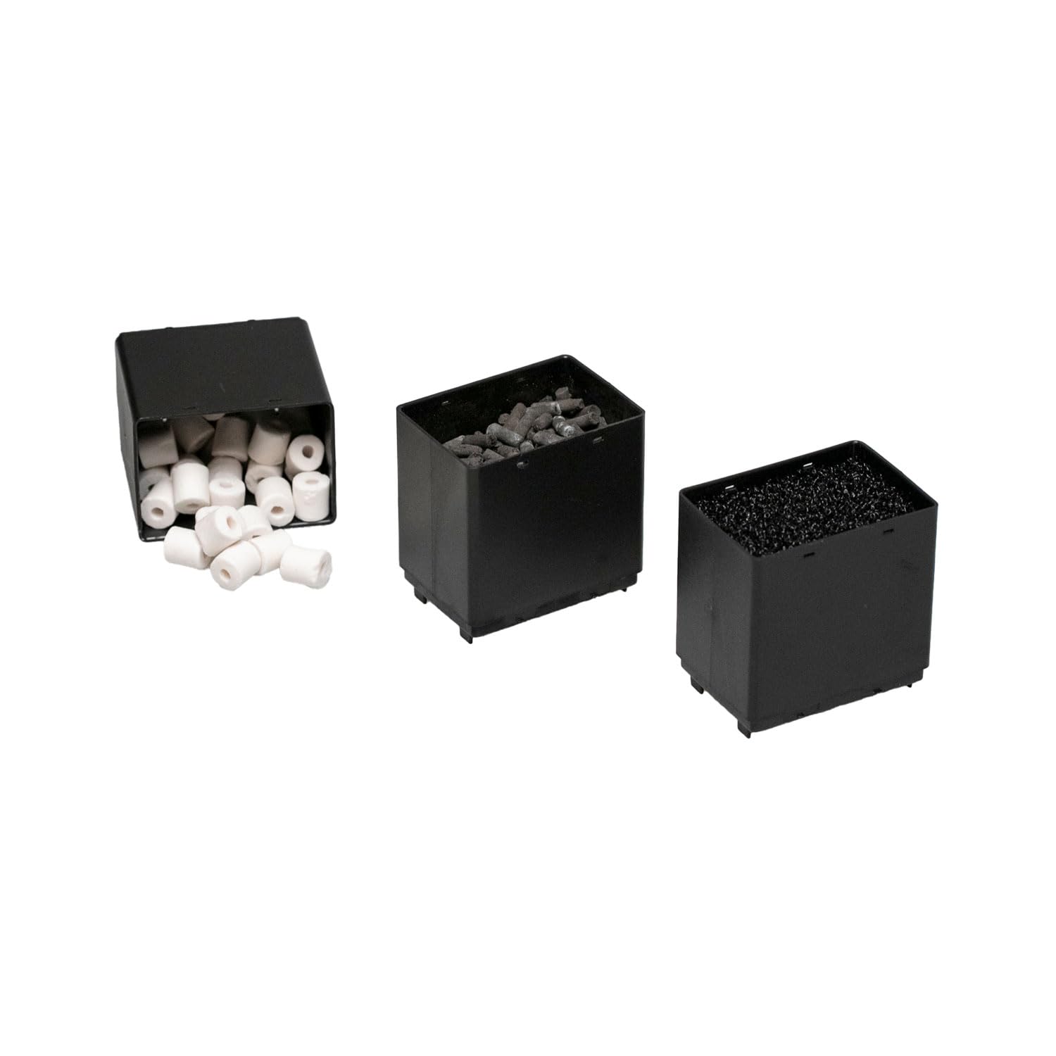 AQPET Filtro Interno Universale per Acquari Completo di Materiali Filtranti e Pompa per Acquari Fino a 100 Litri