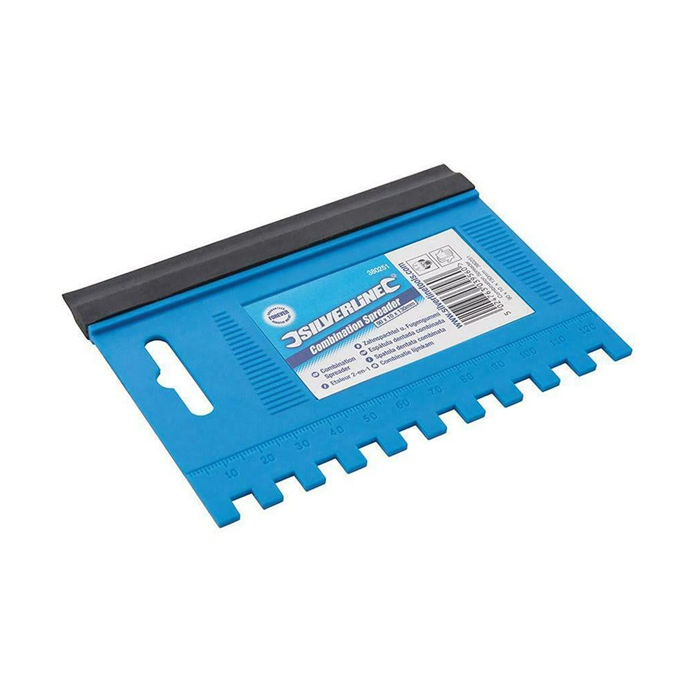 Combination Squeegee Spreader 125 x 95mm - 6mm Teeth (380251)