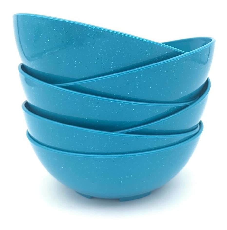 La Mejor Recopilación de Sopero los mejores 5. 49 Platos Soperos de Plastico, Bowl de Cocina Reutilizables Parece Peltre, 600ml y 17cm de Diametro, sin BPA, Apto para Microondas y Lavavajillas, Apilables, Ideales para Hogar y...