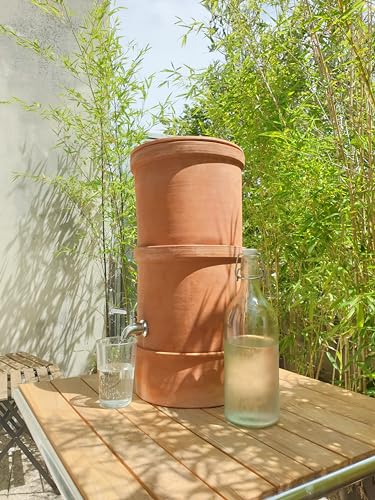 Fontaine à eau par gravité Noah Terracotta pour une hydratation pure - 5