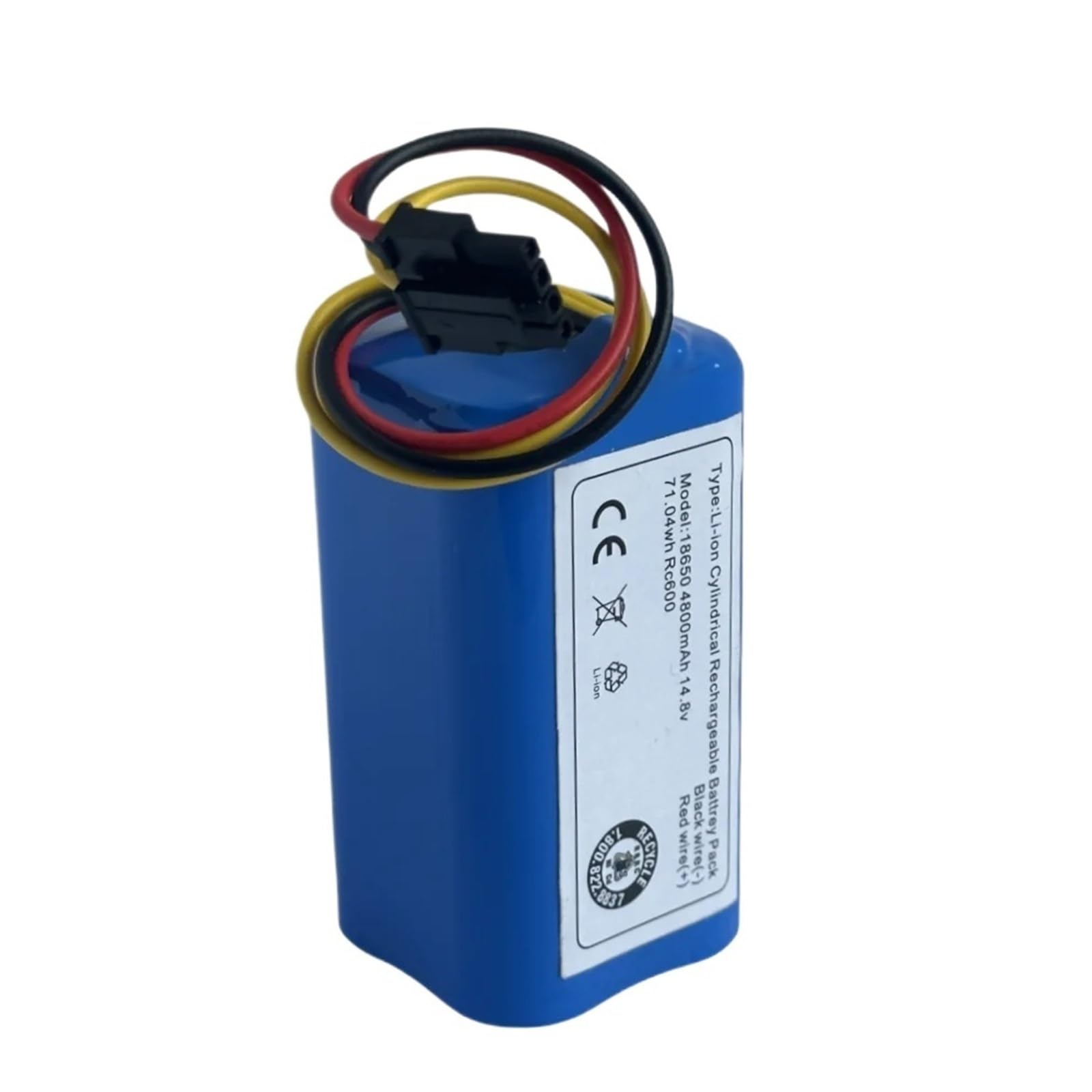 Batería de 4800 mAh con celdas 4ICR19/66 ml para duplicar el tiempo de limpieza en Conga 1390 8