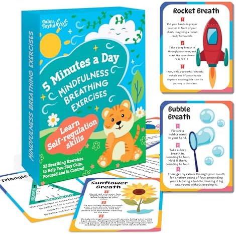 Breathing Cards for Kids – Mindfulness & Calming Corner Kit Must ...