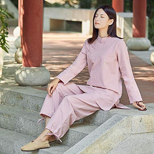 Uniforme de Tai Chi en coton ample pour mouvements fluides - 5