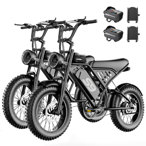 ASKGO Electric Bike for Adults Teens, 1500W Peak, 28/36 Mph & 65 Miles, 16/20" Fat Tire All-Terrain Electric Dirt Bike with 48V 20AH Removable Battery, Dual Brake Off-Road Ebike with NFC Unlock image 1