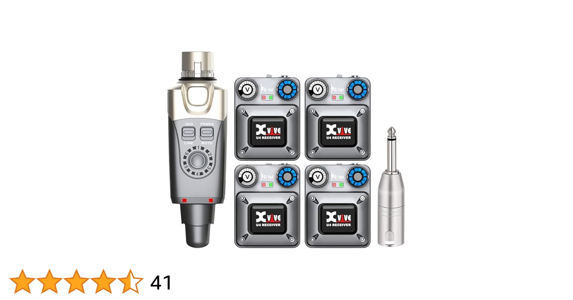 Xvive U4 Receiver ワイヤレスシステム U4 IN-EAR MONITOR Wireless System | Xvive