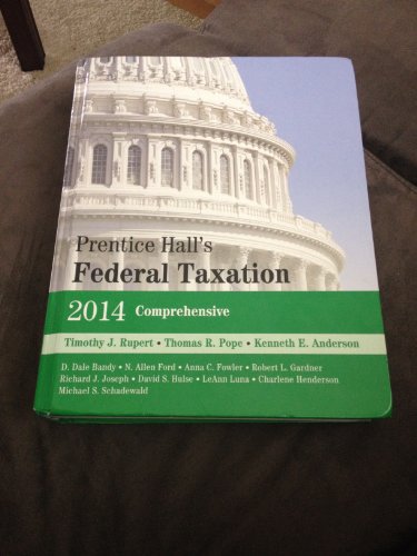 Prentice Hall's Federal Taxation 2014