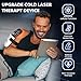 Infrared & Red Light Therapy Device, Portable Cold Red Light Therapy Wand for Body Joints & Muscles Wellness Support, Home Use for Human/Pet (4x808nm +12X650nm)-Black