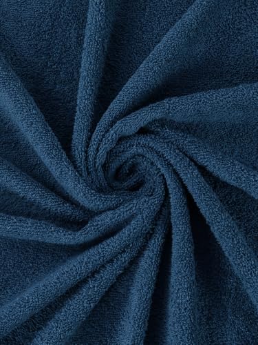 Image of Monte Carlo Essential 100% Cotton Bath Towel | 400 GSM Lightweight & Quick Dry | Soft Absorbent Large Towel 75x150 cm | Skin Friendly Daily Use Bathroom Towel for Men & Women (Jasper) | Real Teal