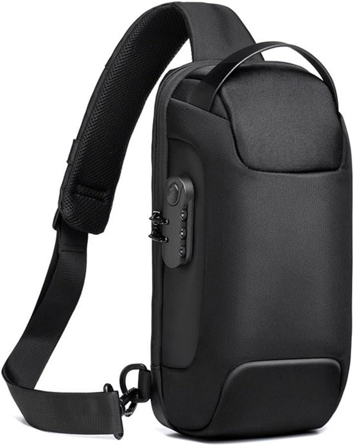Chest Bag Crossbody Bag High Capacity Sports Crossbody Backpack Single Shoulder Crossbody Chest Bag for Men