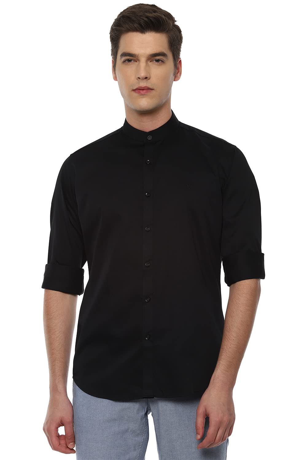 Van Heusen Men's Solid Slim Fit Casual Shirt