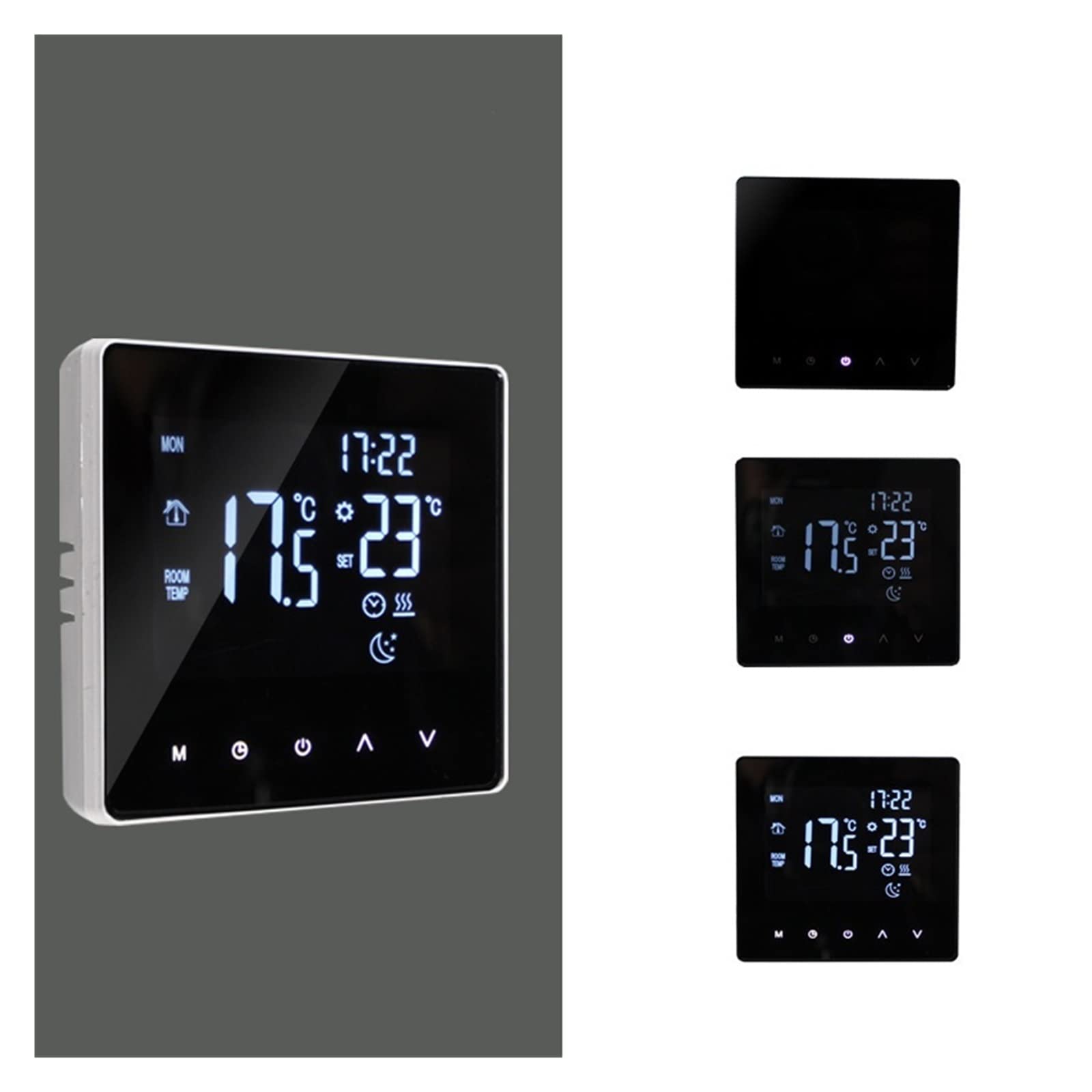 Termometro da interno igrometro digitale TUYA WiFi Smart Termostato Controllo di temperatura Acqua Riscaldamento Pavimento elettrico Caldaia a parete LCD Pannello di controllo della temperatura Con di