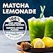 Matcha Lemonade Green Tea - 12oz, All Natural, Made with Ceremonial Japanese Matcha, Honey, and Lemon Powder