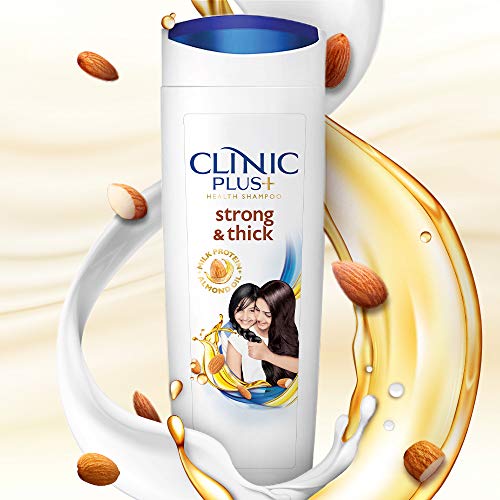 Clinic-Plus-Strong-Extra-Thick-Shampoo-With-Milk-Protein-And-Almond-Oil-For-Hair-Strengthening-Volume-650-ml Clinic Plus Strong & Thick Shampoo 650 ml, With Almond Oil & Milk Proteins for Strength and Volume - Thickening Shampoo…