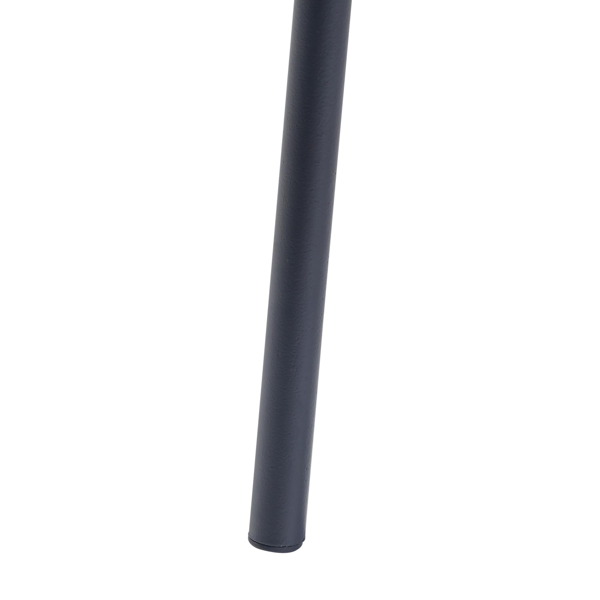 [en.casa] Table d'Appoint avec Plateau Rond et 3 Pieds Bout de Canapé Design Guéridon Table de Chevet Petite Table Basse pour Salon Chambre Bureau Métal 45 x 40 cm Noir
