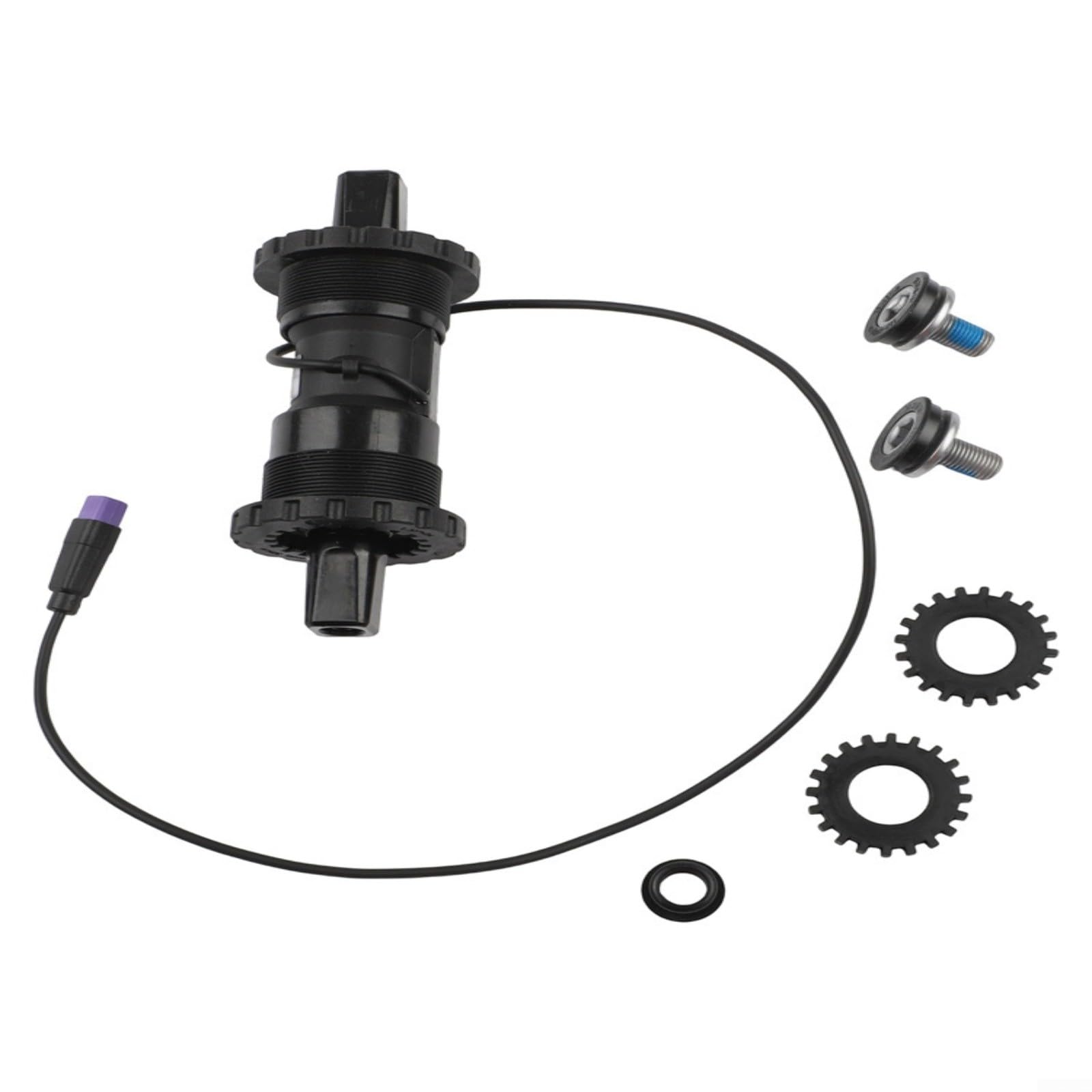 Drehmomentsensor für Bafang M400 Mittelmotor, 68-70mm Tretlager, 6-Pin Stecker, PAS Ersatzteil für E-Bike Umbau, Schwarz