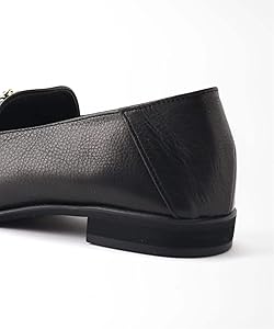 Amazon | [ル タロン] GRISEレザービットバブーシュ□ 24.5 ブラック A