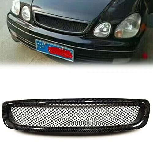 Calandre avant en fibre de carbone luxe pour Lexus GS300 1998-2005