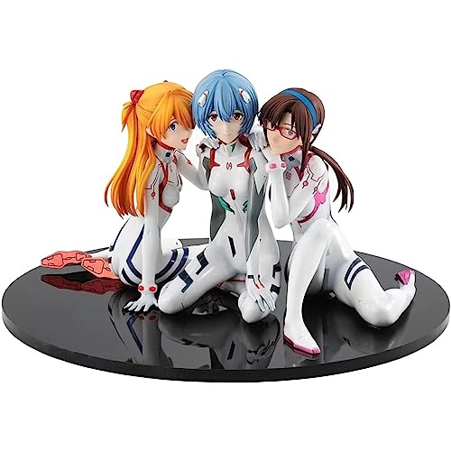Xinchangda Asuka Langley Soryu Figure Set 3 piezas, Ayanami Rei
