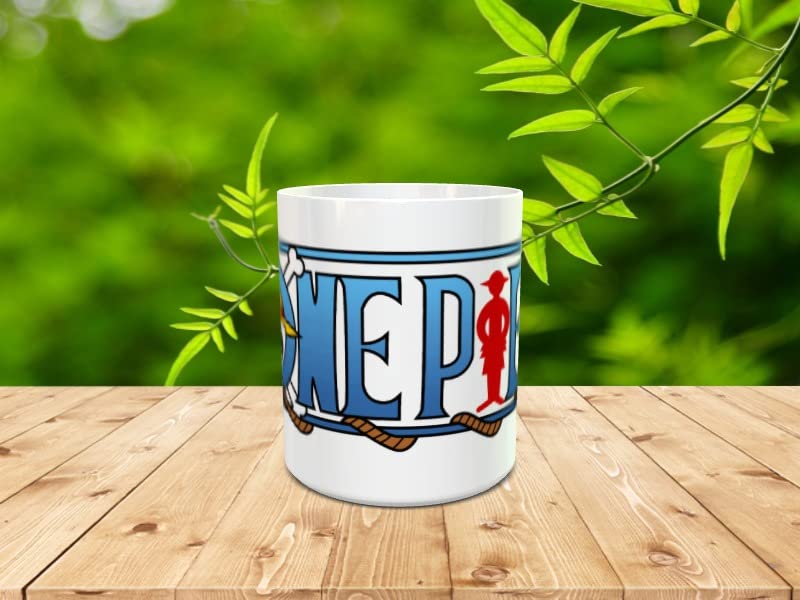 Genérico Taza personalizada logo One Piece para fans de la serie de televisión amigos
