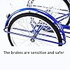 MUCSAH Bike Three Wheel Bike, Adult Tricycle Single Speed Bicycle High Carbon Steel Frame 3 Wheel Bikes 24Inch Cruise Trike with Shoppibasket for Recreation Shoppicycling #4