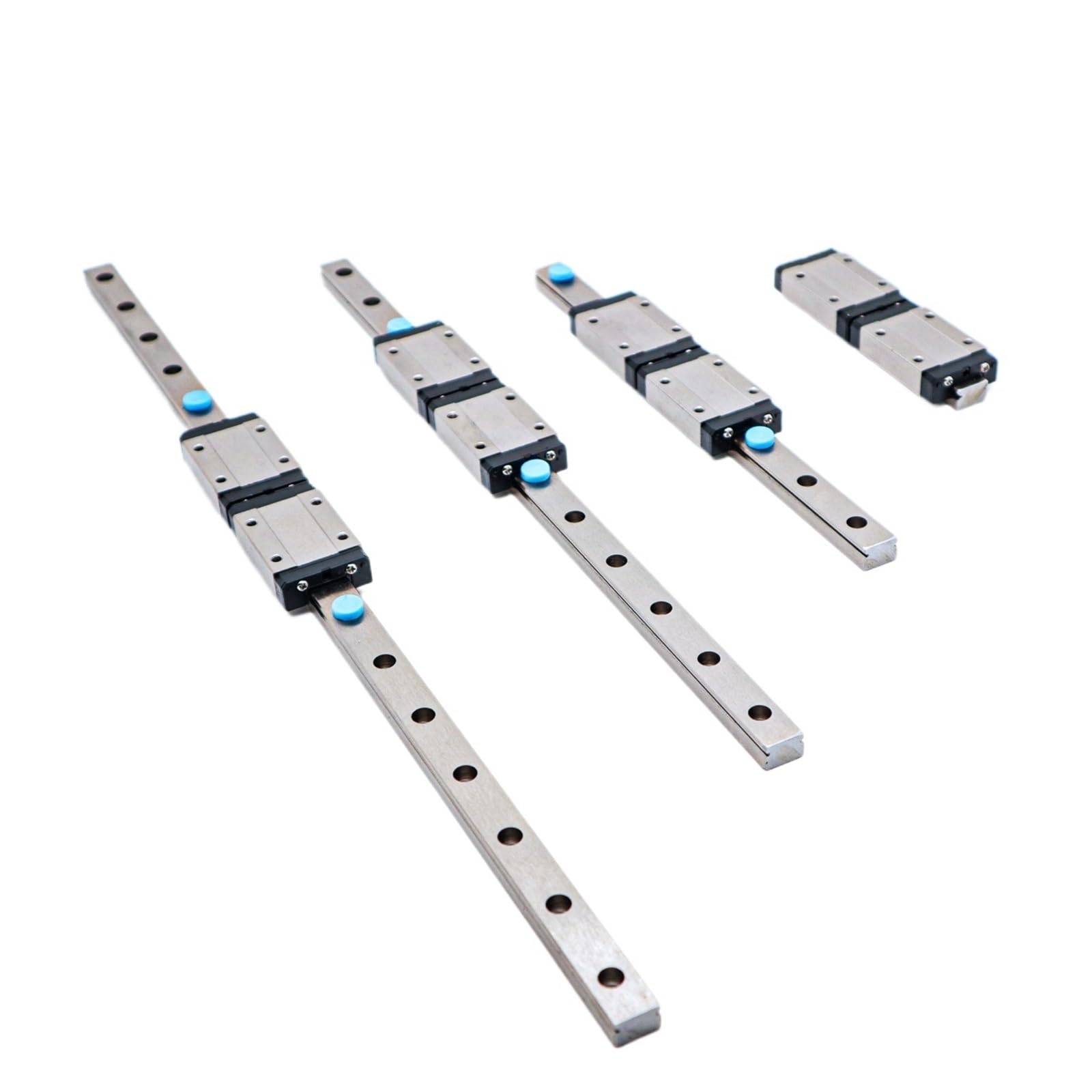 Doppelte Blöcke Miniatur-Linearführungsschiene MGN7 MGN9 MGN12 MGN15 Typ perfekt for CNC AE PLC 3D-Drucker Lasergravur(MGN12H,100mm)