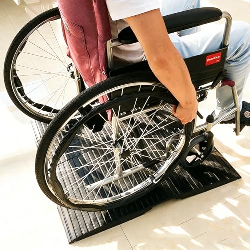 Rampe d'accès de seuil pour sécuriser le passage des fauteuils et scooters - 7