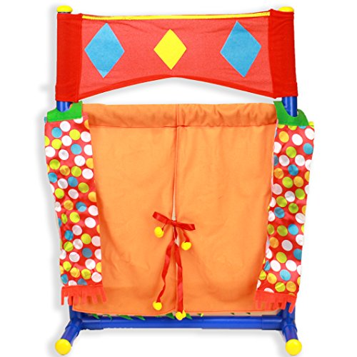 IQ Toys Table Top Puppet Theater Fold-able & Easy to Store
