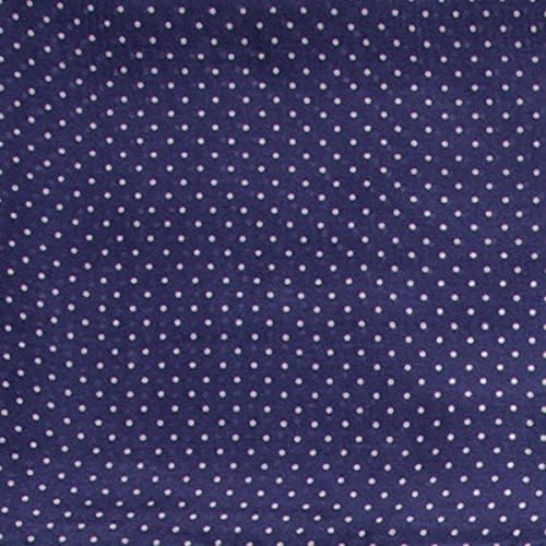 Wyoming Traders Polka Dot Silk Wild Rag Scarf - Navy Navy