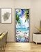 FLFK 3D Wall Sticker - Peel and Stick Ocean Door Wallpaper, Removable Self-Adhesive, 30.3