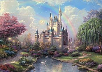 Amazon.co.jp: 西洋絵画 ディズニー シンデレラ 城 42x30cm トーマス