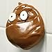 Hog Wild Sticky Poo Emoji - Squishy Toy Splats and Sticks to Flat Surfaces - Assorted Styles - Age 4+