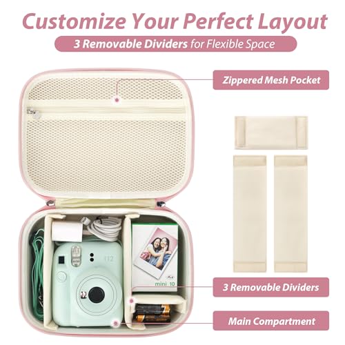 Maleta rígida para cámara Fujifilm Instax Mini portátil miniatura 4