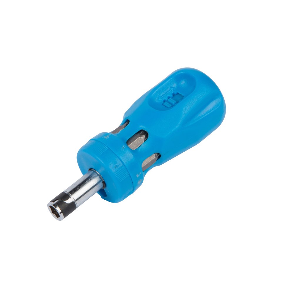 Blue Spot 12004 12-in-1 Ratchet Screwdriver, Stubby