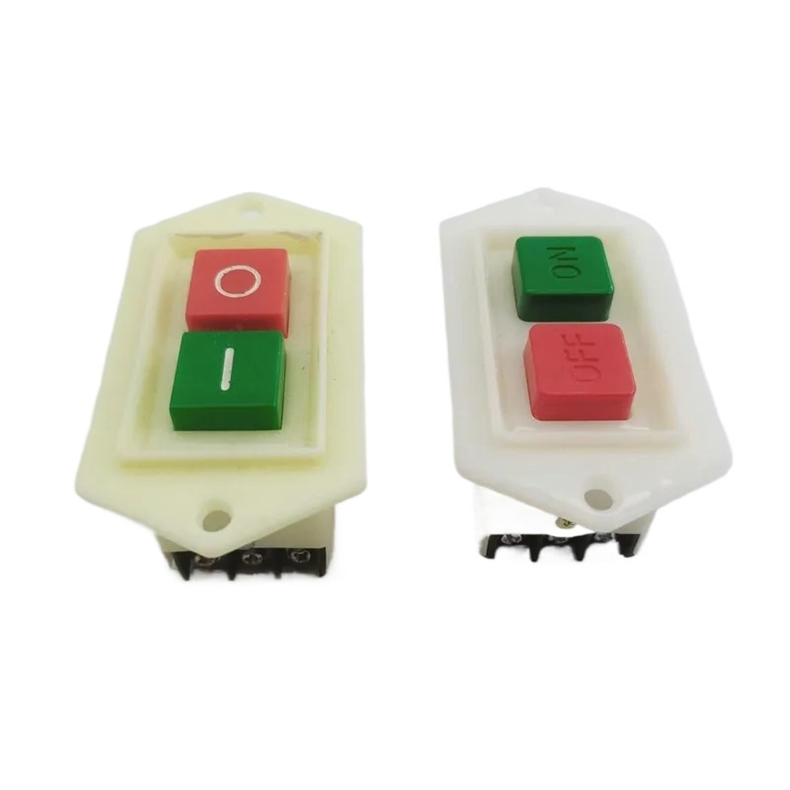 Interruptor LC3-5 de botón con autobloqueo AC 220V 380V 10A para control de motor eléctrico 8