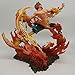 ZDYHBFE One Piece Anime Fuego Puño Ace Llama Ace Exquisito Muñeca Versión Estatua Muñeca Escultura Decoración de Juguetes Modelo Altura 25 cm