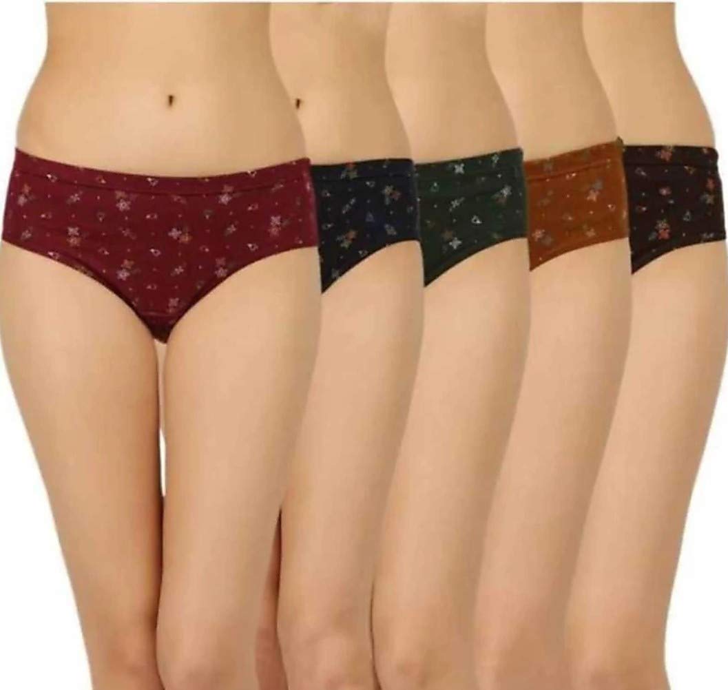 Josh Women Hipster Multicolour Panty (Pack of -5) (110)-image-3