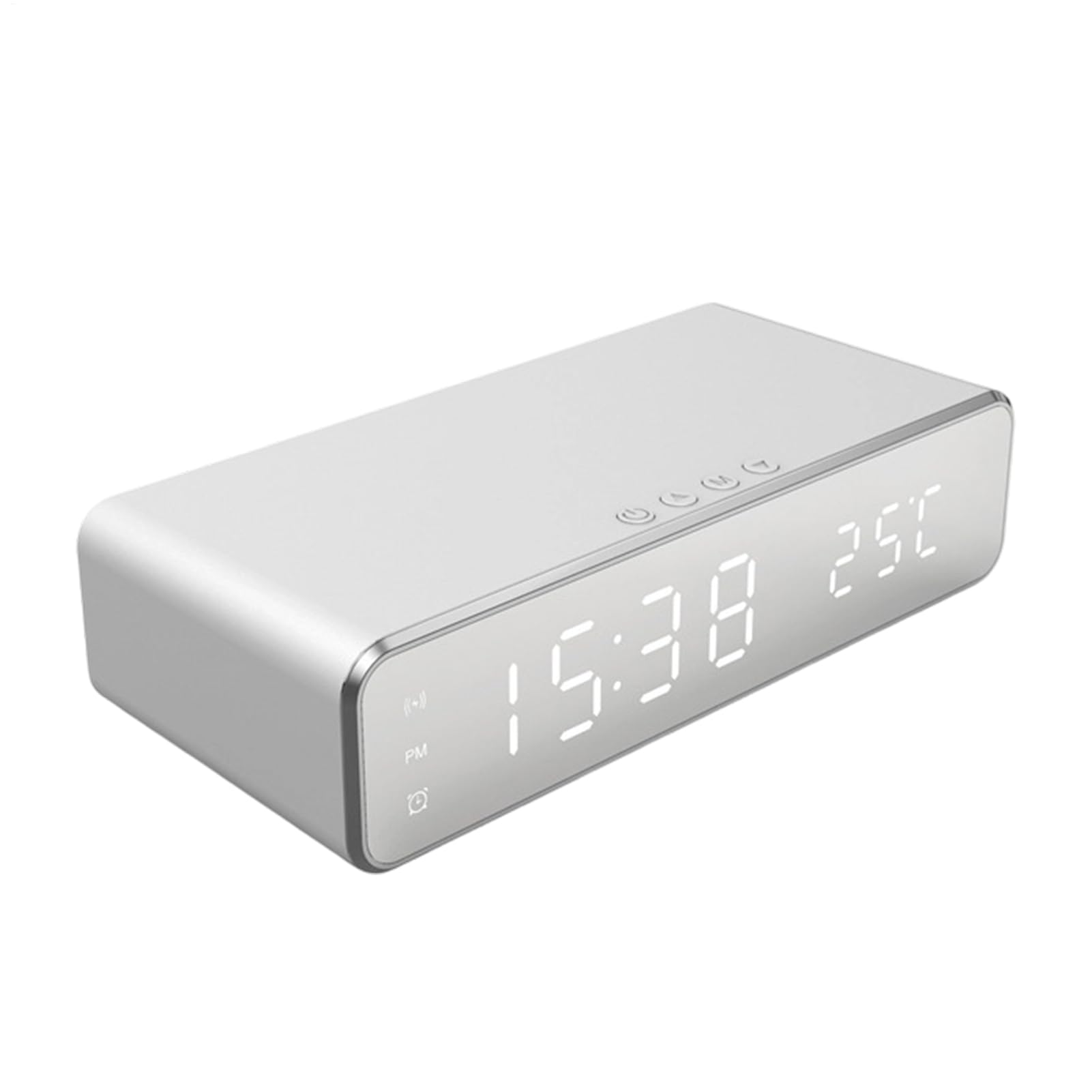 Despertador digital para dormitorio que elimina cables en la mesilla 8