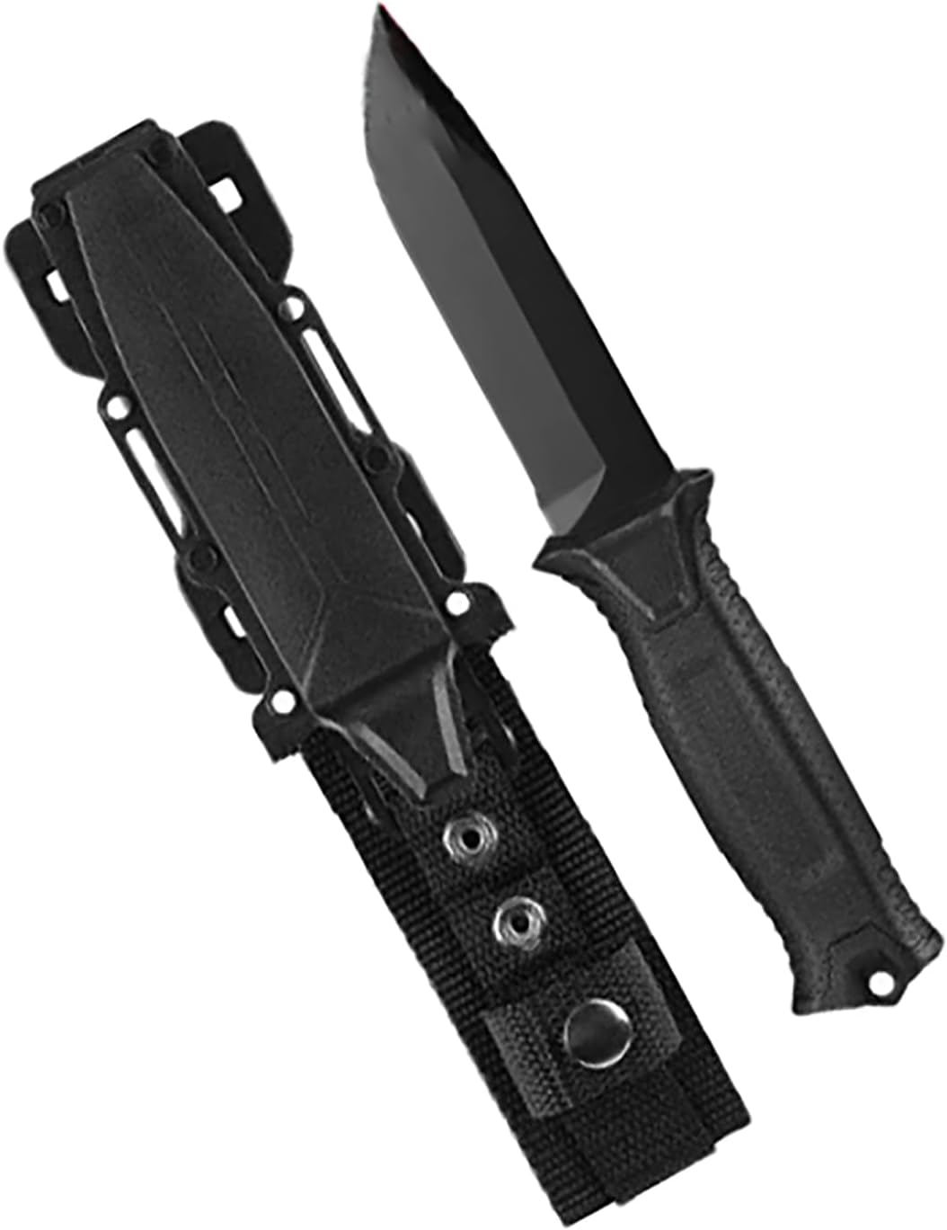 High Carbon Stainless Steel Fruit Knife,Comfortable Grip, Ultra Sharp, Includes Sheath,Ideal for Both Home Use and BBQ,Green-Black