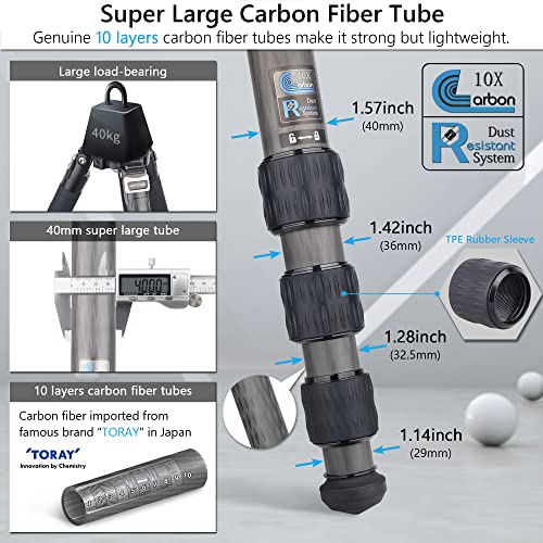 Professional Camera Tripod Carbon Fiber